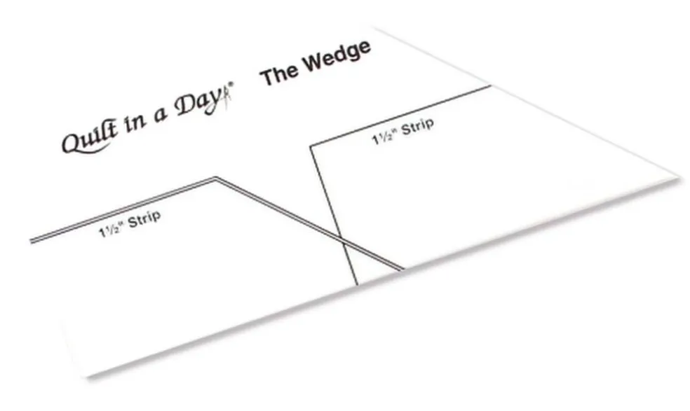 The Wedge Ruler by Quilt in a Day