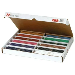 Thick Core Colored Pencils, Assorted Colors, 288 Count
