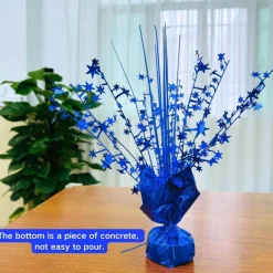 4th of July Foil Spray Centerpieces Colorful 15 3/4