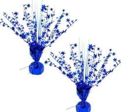 4th of July Foil Spray Centerpieces Colorful 15 3/4