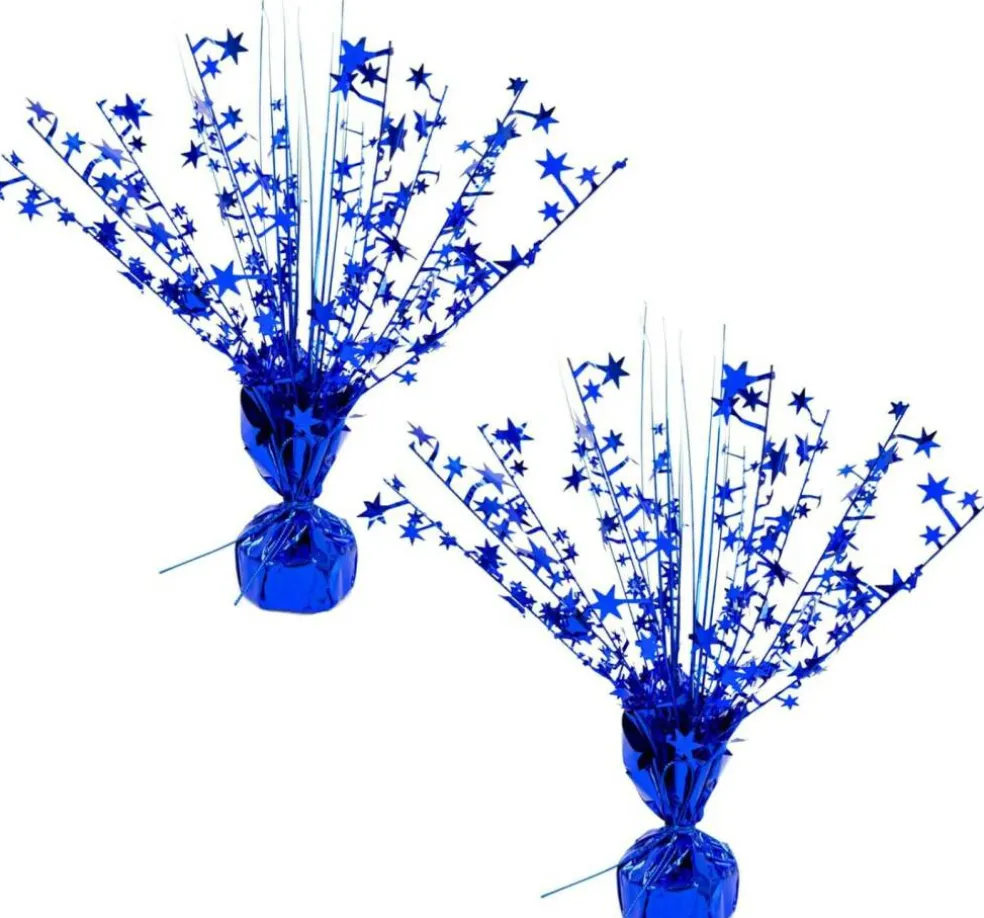 4th of July Foil Spray Centerpieces Colorful 15 3/4"