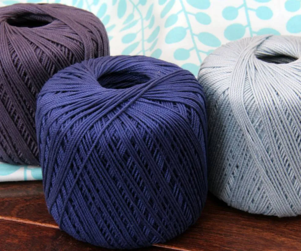 Threadart Cotton Crochet Thread - 30 Color Options - Size 10 and Size 3 - 100% Pure Cotton