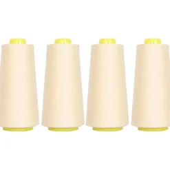 Threadart Polyester Serger Thread - 2750 yds 40/2 - 4 Cone Bundle Pack - 56 Colors Available -