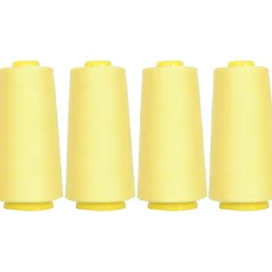 Threadart Polyester Serger Thread - 2750 yds 40/2 - 4 Cone Bundle Pack - 56 Colors Available -