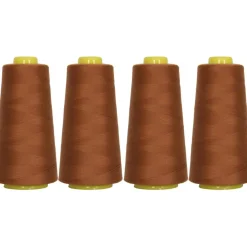 Threadart Polyester Serger Thread - 2750 yds 40/2 - 4 Cone Bundle Pack - 56 Colors Available -