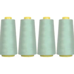 Threadart Polyester Serger Thread - 2750 yds 40/2 - 4 Cone Bundle Pack - 56 Colors Available -