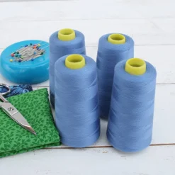 Threadart Polyester Serger Thread - 2750 yds 40/2 - 4 Cone Bundle Pack - 56 Colors Available -