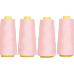 Threadart Polyester Serger Thread - 2750 yds 40/2 - 4 Cone Bundle Pack - 56 Colors Available -