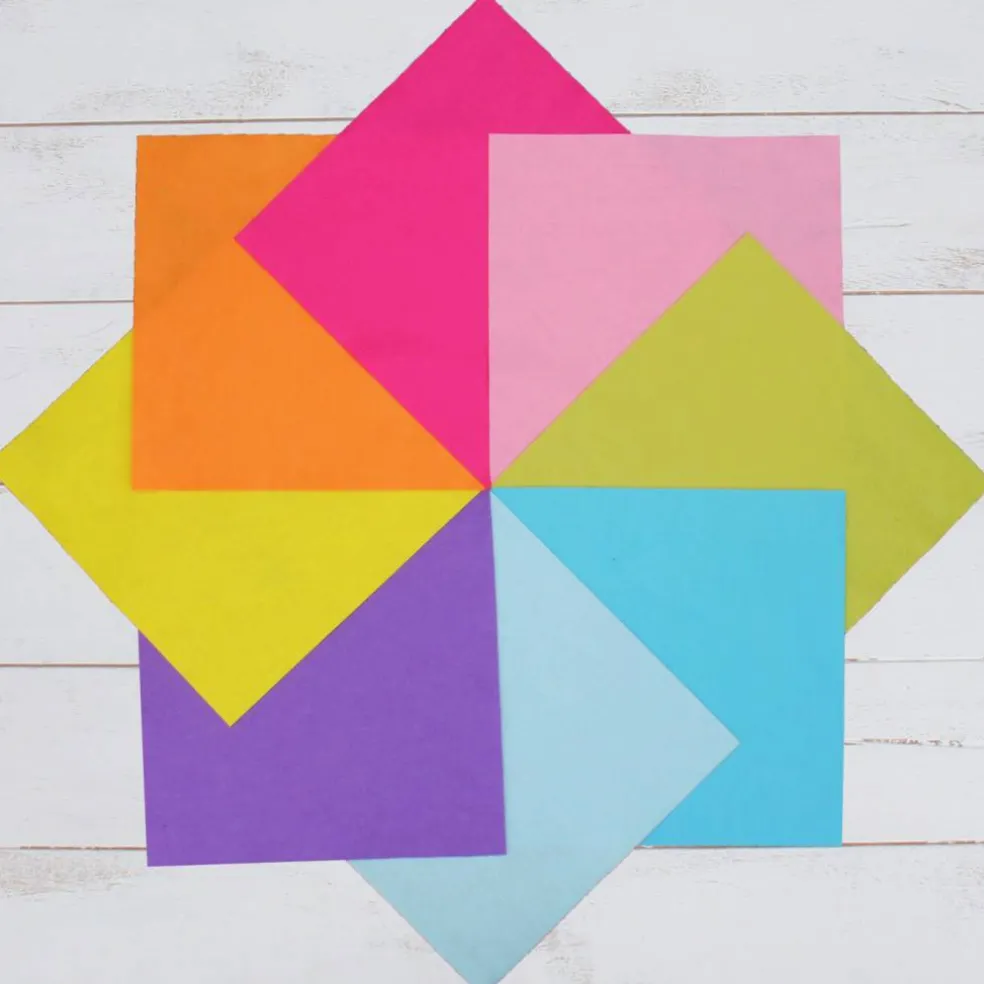 Threadart Premium Felt Precut Sheet Sets - Big 12" x 12" Sheets | Soft Wool-Like Feel | 1.2mm Thick for DIY Crafts, Sewing, Crafting Projects | Compatible with Cricut Maker