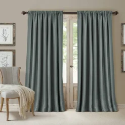 Threadmade All Seasons Blackout Window Curtain, Taupe - 52