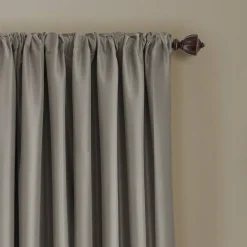 Threadmade All Seasons Blackout Window Curtain, Taupe - 52