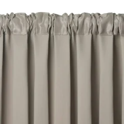 Threadmade All Seasons Blackout Window Curtain, Taupe - 52