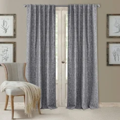 Threadmade Antonia Blackout Window Curtain, Taupe - 52