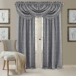 Threadmade Antonia Blackout Window Curtain, Taupe - 52