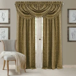 Threadmade Antonia Blackout Window Curtain, Taupe - 52