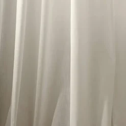 Threadmade Calypso Macramé Tassel Semi Sheer Window Curtain, Ivory - 52