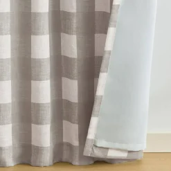 Threadmade Grainger Rod Pocket Back Tab Window Curtain, Indigo - 52