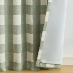 Threadmade Grainger Rod Pocket Back Tab Window Curtain, Indigo - 52