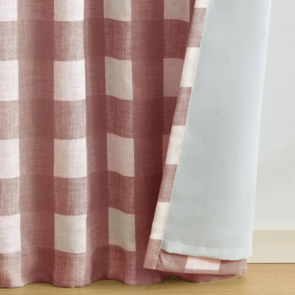 Threadmade Grainger Rod Pocket Back Tab Window Curtain, Indigo - 52"W x 63"L