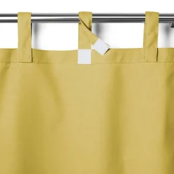 Threadmade Matine Solid Tab Top Indoor/Outdoor Window Curtain, Gray - 52