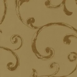 Threadmade Mia Jacquard Scroll Blackout Window Curtain, Gray - 52