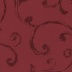 Threadmade Mia Jacquard Scroll Blackout Window Curtain, Gray - 52