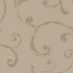 Threadmade Mia Jacquard Scroll Blackout Window Curtain, Gray - 52