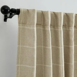 Threadmade Sawyer Window Panel, Linen - 52