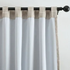 Threadmade Sawyer Window Panel, Linen - 52