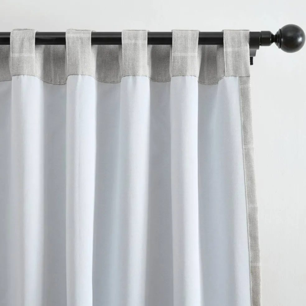 Threadmade Sawyer Window Panel, Linen - 52"W x 84"L