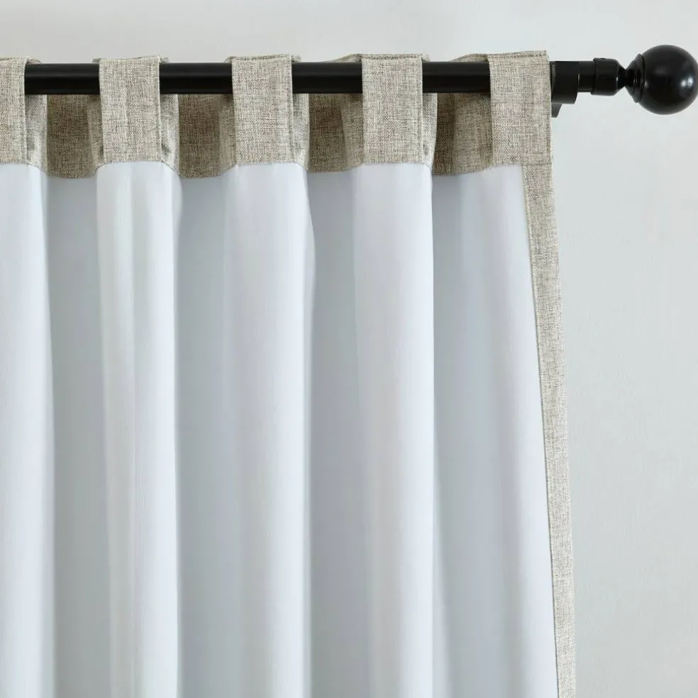 Threadmade Solace Blackout Window Panel, White - 52"W x 95"L