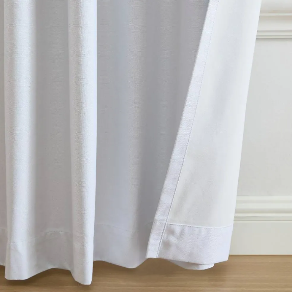 Threadmade Solace Blackout Window Panel, White - 52"W x 95"L