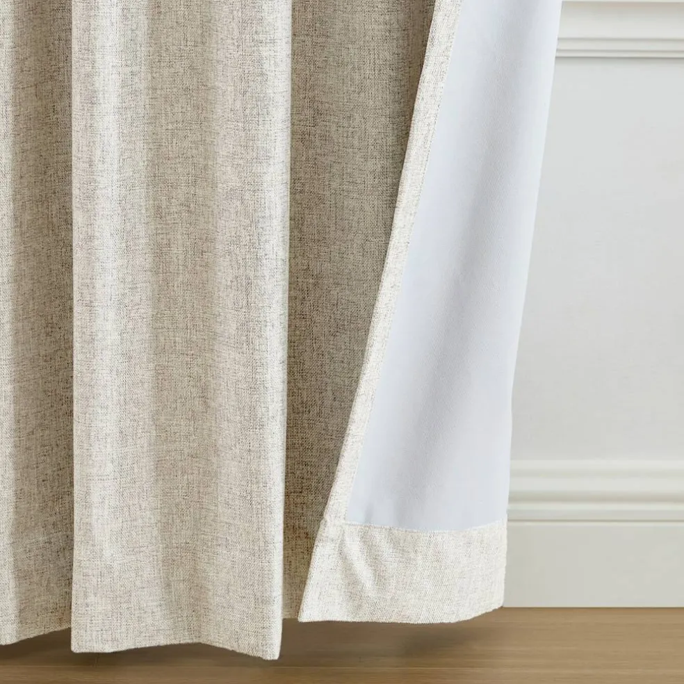 Threadmade Solace Blackout Window Panel, White - 52"W x 95"L
