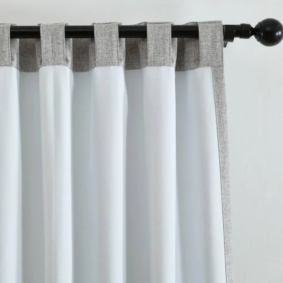 Threadmade Solace Blackout Window Panel, White - 52"W x 95"L