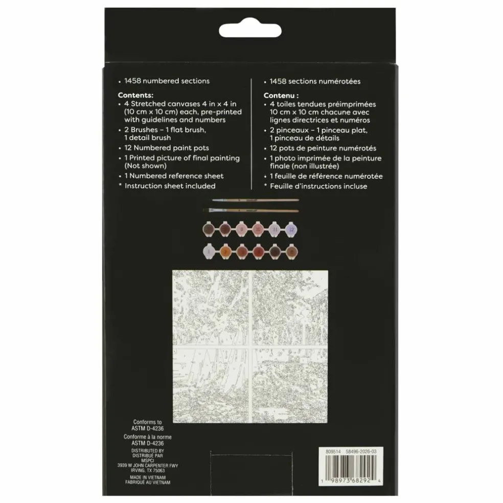Three Ghosts Paint-by-Number Gallery Mini Kit by Artist's Loft®