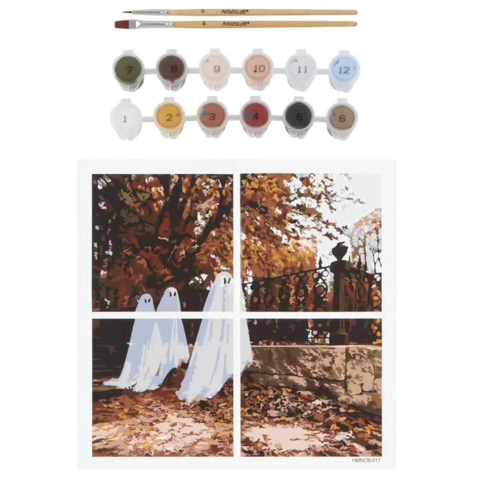Three Ghosts Paint-by-Number Gallery Mini Kit by Artist's Loft®