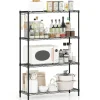 4-Tier Heavy Duty Metal Shelving Rack 1000 lbs Adjustable Storage Organizer
