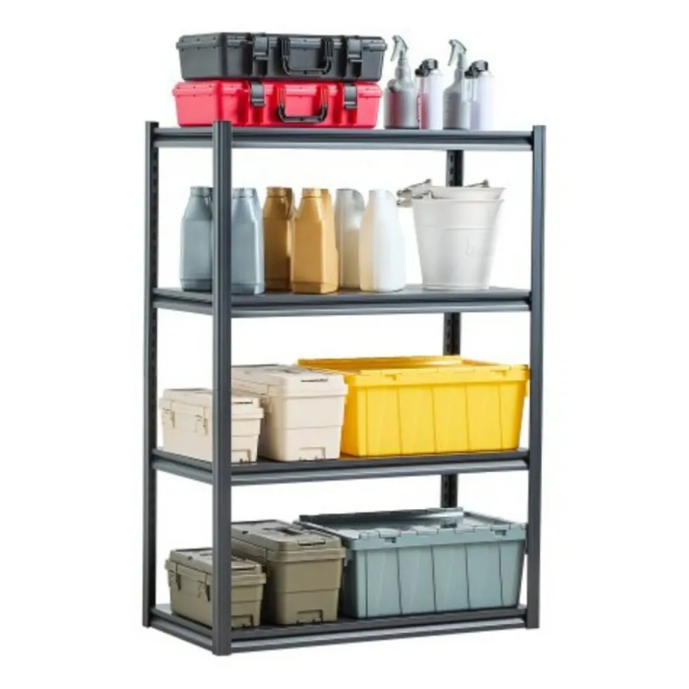 5-Tier Metal Storage Shelves 2000 lbs Garage Utility Rack Adjustable Kitchen Warehouse