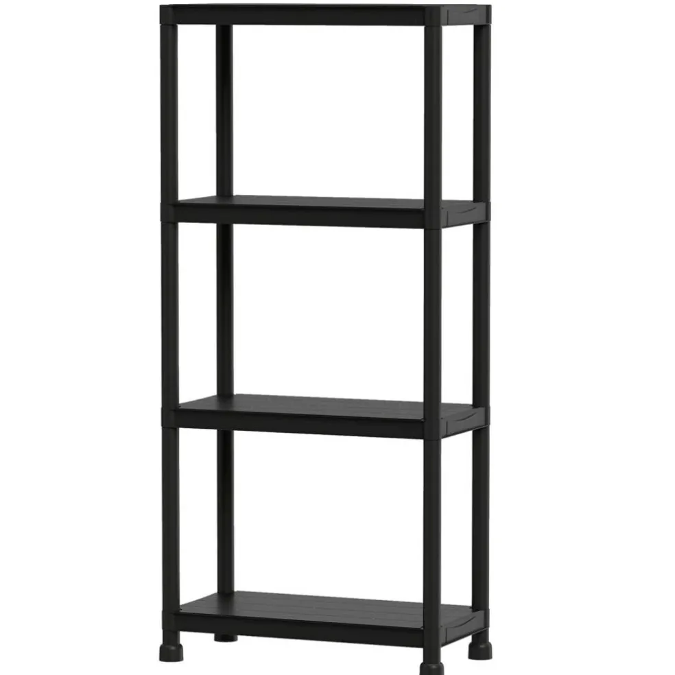 3 Tier Storage Shelving Unit Heavy Duty PP Utility Shelf Organizer for Garage Pantry Kitchen Laundry, 300 lbs Capacity