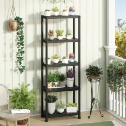 3 Tier Storage Shelving Unit Heavy Duty PP Utility Shelf Organizer for Garage Pantry Kitchen Laundry, 300 lbs Capacity