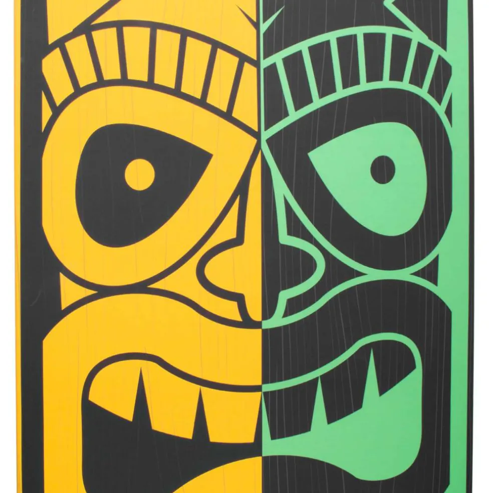 Tiki Mask Outdoor Canvas Art Print - 24"x36"