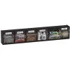 Tilt Bin® Interlocking Storage Bins, 6-Bin Unit, Black