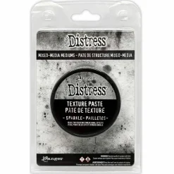 Tim HoltzĀ® DistressĀ® Black Opaque Texture Paste