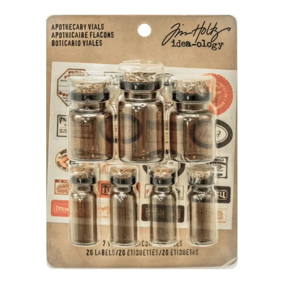 Tim Holtz® Idea-Ology Apothecary Vials & Labels