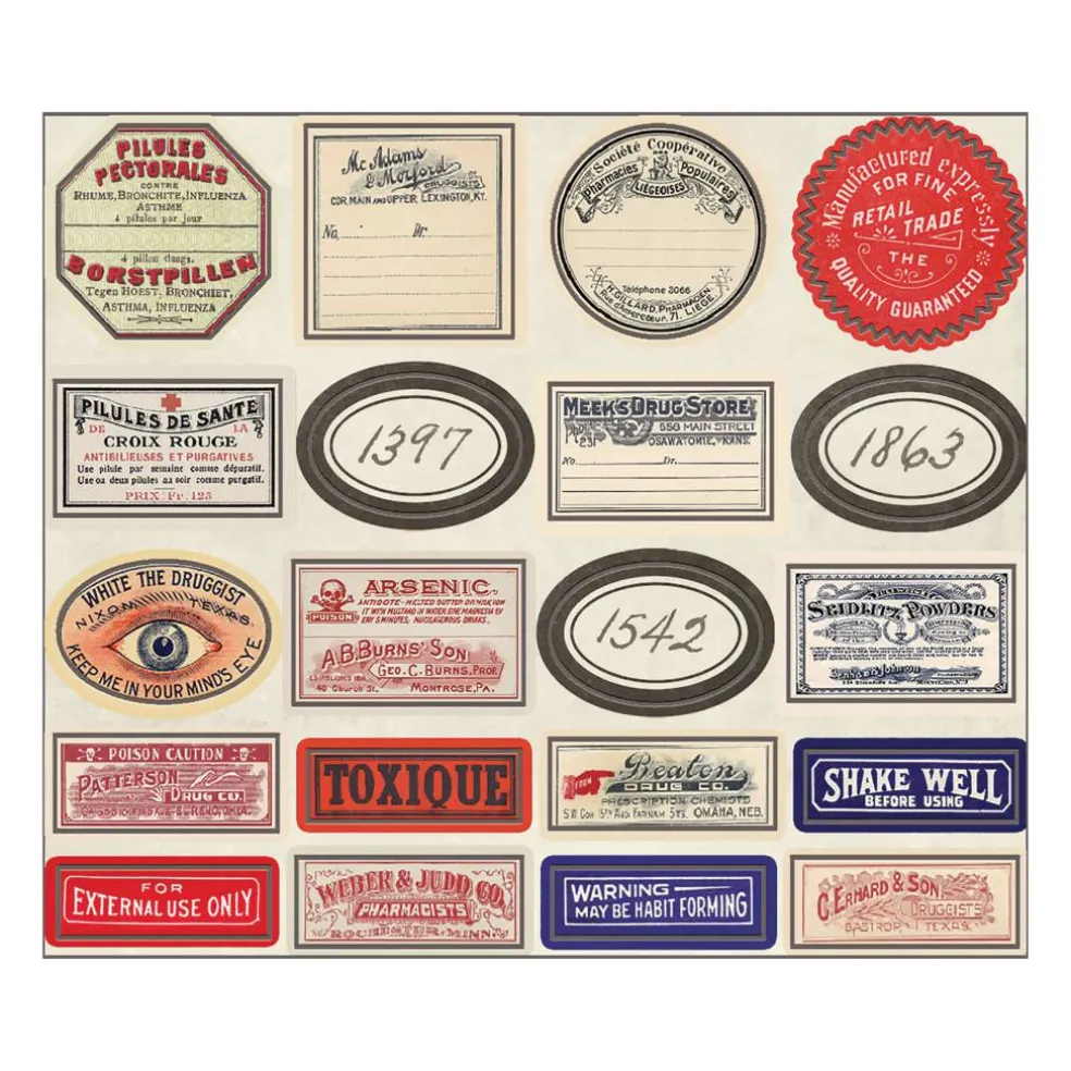 Tim Holtz® Idea-Ology Apothecary Vials & Labels