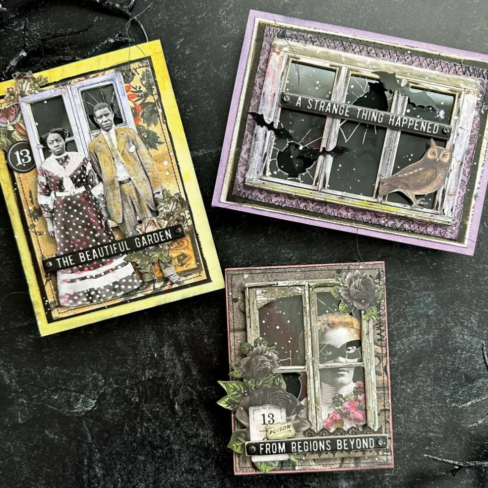 Tim Holtz® Idea-Ology Halloween Window & Bat Wing Transparencies