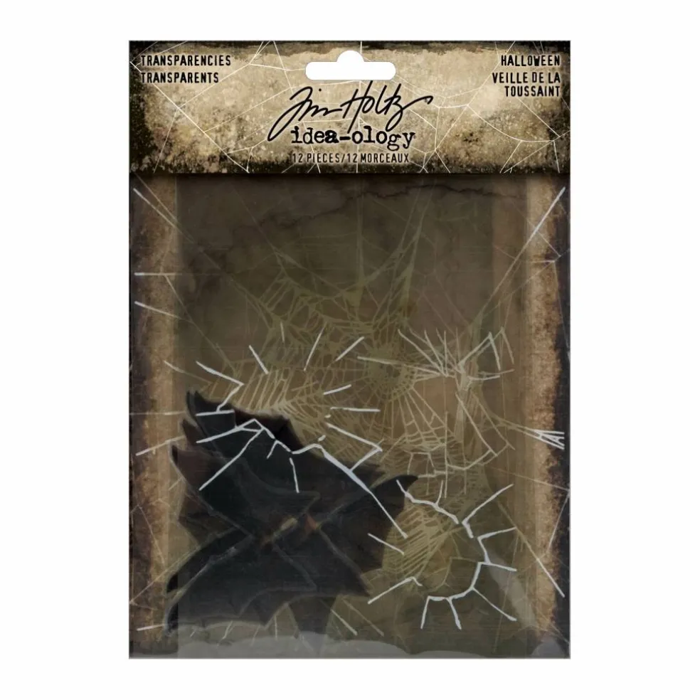 Tim Holtz® Idea-Ology Halloween Window & Bat Wing Transparencies