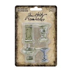 Tim Holtz® Idea-Ology Halloween Conservatory Embellishments, 4ct.