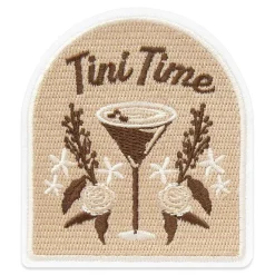 Tini Time Embroidered Iron-On & Adhesive Patch by Make MarketĀ®