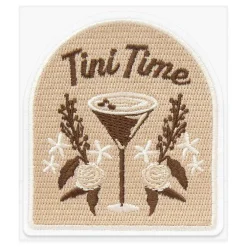 Tini Time Embroidered Iron-On & Adhesive Patch by Make Market®